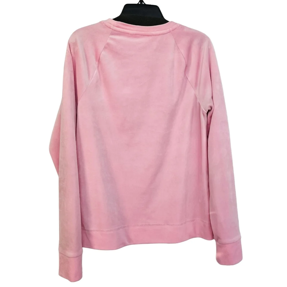 LILLY PULITZER Ciana Velour Top In Conch Shell Pink - Picture 8 of 10